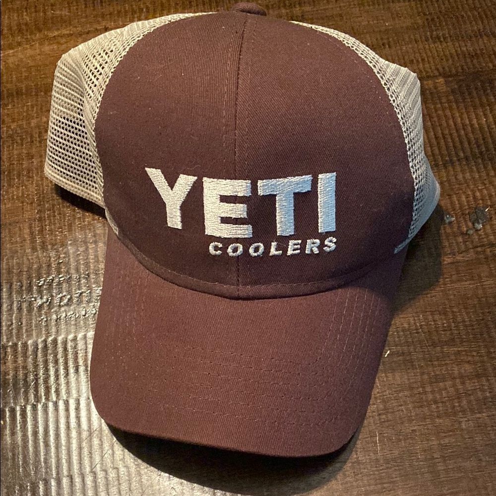 YETI Dark Brown Cap with Embroidered Logo